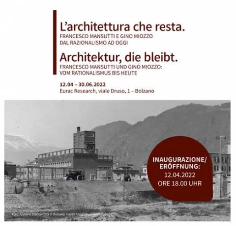 L&rsquo;architettura che resta. Mostra all'Eurac per scoprire l'architettura razionalista a Bolzano